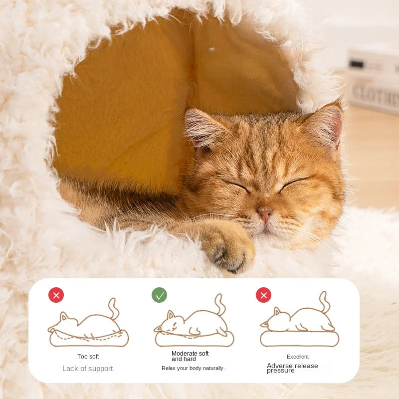 Maison Purr™ Cozy Cat House – Ultra-Soft Comfort | Free Shipping