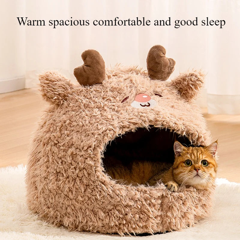 Maison Purr™ Cozy Cat House – Ultra-Soft Comfort | Free Shipping